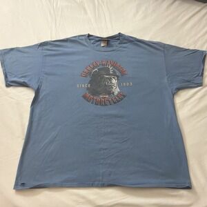 Harley Davidson Motorcycles Men's T-Shirt 3X-Large Blue 2019‎ Motorcycle Shirt